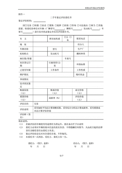 二手车评估报告,二手车评估报告电子版-第2张图片-星梦范文网