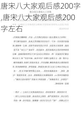 唐宋八大家观后感200字,唐宋八大家观后感200字左右-第2张图片-星梦范文网