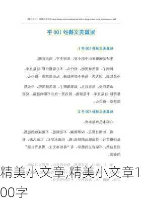 精美小文章,精美小文章100字-第2张图片-星梦范文网