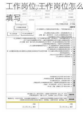 工作岗位,工作岗位怎么填写-第3张图片-星梦范文网