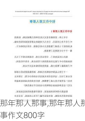 那年那人那事,那年那人那事作文800字-第1张图片-星梦范文网