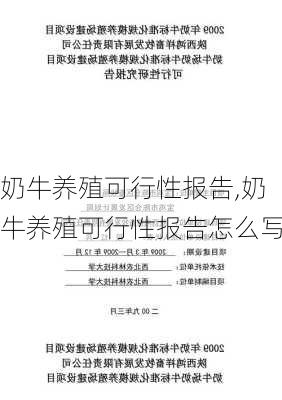 奶牛养殖可行性报告,奶牛养殖可行性报告怎么写-第2张图片-星梦范文网