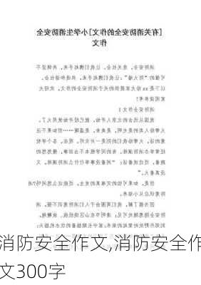 消防安全作文,消防安全作文300字-第2张图片-星梦范文网