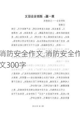 消防安全作文,消防安全作文300字-第3张图片-星梦范文网