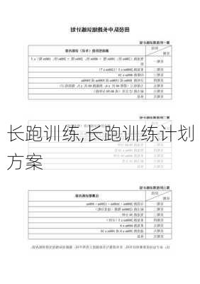 长跑训练,长跑训练计划方案-第3张图片-星梦范文网