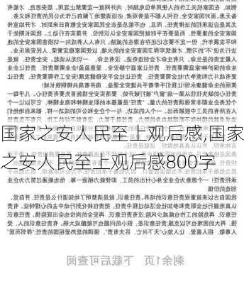 国家之安人民至上观后感,国家之安人民至上观后感800字-第2张图片-星梦范文网