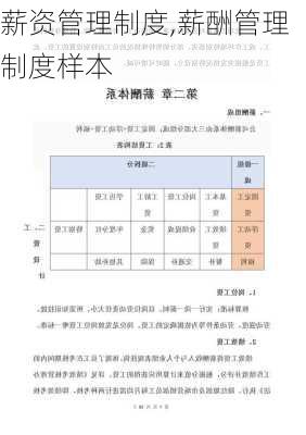 薪资管理制度,薪酬管理制度样本-第2张图片-星梦范文网