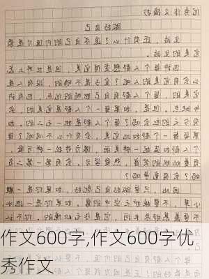 作文600字,作文600字优秀作文