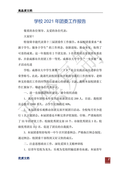 团委工作报告,团委工作报告讨论发言-第3张图片-星梦范文网