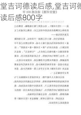 堂吉诃德读后感,堂吉诃德读后感800字-第1张图片-星梦范文网