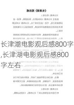 长津湖电影观后感800字,长津湖电影观后感800字左右-第3张图片-星梦范文网