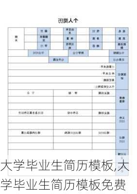 大学毕业生简历模板,大学毕业生简历模板免费-第3张图片-星梦范文网