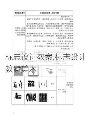 标志设计教案,标志设计教案美术-第2张图片-星梦范文网