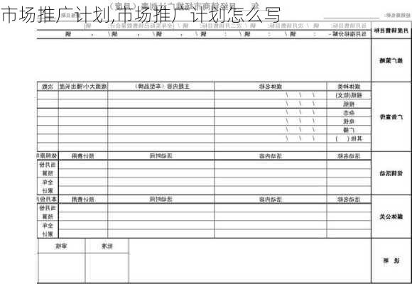 市场推广计划,市场推广计划怎么写-第3张图片-星梦范文网