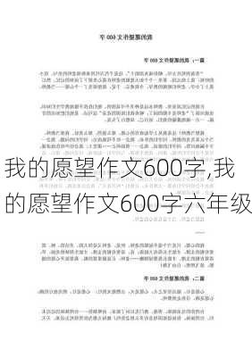 我的愿望作文600字,我的愿望作文600字六年级-第3张图片-星梦范文网