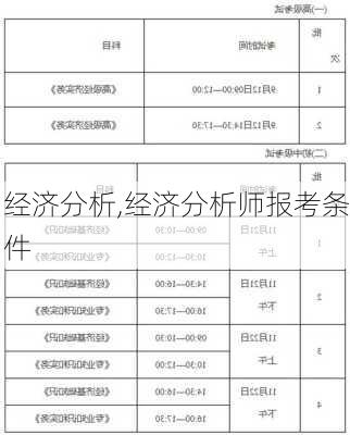 经济分析,经济分析师报考条件-第1张图片-星梦范文网