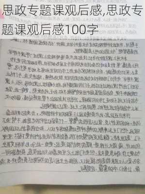 思政专题课观后感,思政专题课观后感100字-第3张图片-星梦范文网