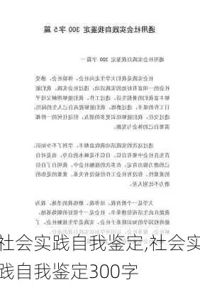 社会实践自我鉴定,社会实践自我鉴定300字-第2张图片-星梦范文网