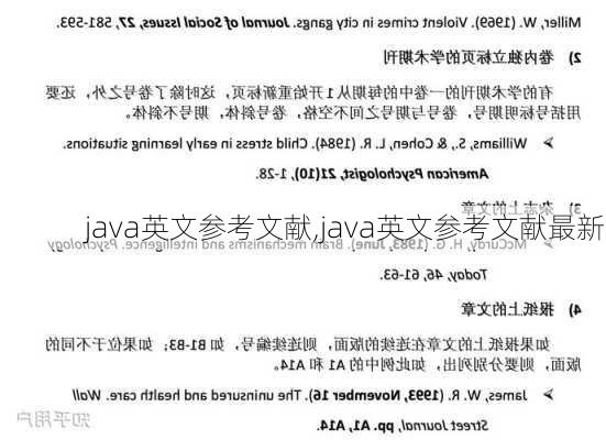 java英文参考文献,java英文参考文献最新-第2张图片-星梦范文网