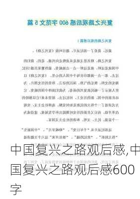 中国复兴之路观后感,中国复兴之路观后感600字-第2张图片-星梦范文网