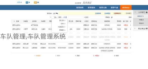 车队管理,车队管理系统