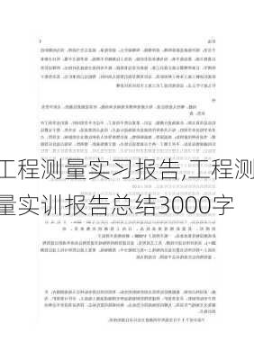 工程测量实习报告,工程测量实训报告总结3000字-第2张图片-星梦范文网