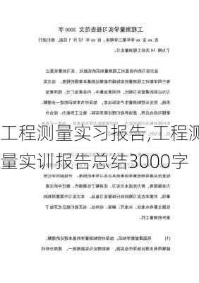 工程测量实习报告,工程测量实训报告总结3000字-第3张图片-星梦范文网