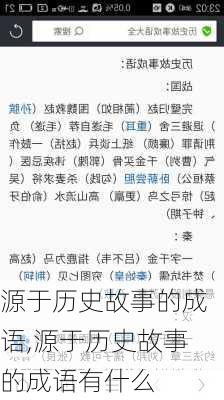 源于历史故事的成语,源于历史故事的成语有什么-第3张图片-星梦范文网