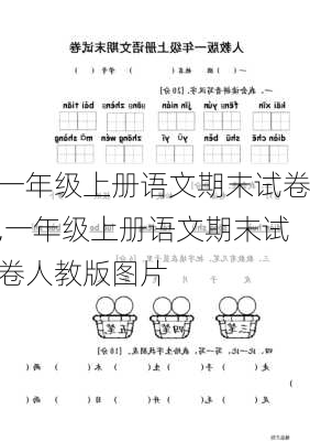 一年级上册语文期末试卷,一年级上册语文期末试卷人教版图片-第1张图片-星梦范文网