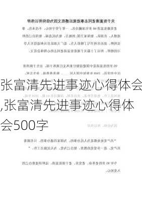 张富清先进事迹心得体会,张富清先进事迹心得体会500字-第3张图片-星梦范文网