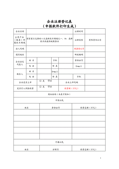 高新技术企业认定申请书,高新技术企业认定申请书的填报模板-第3张图片-星梦范文网