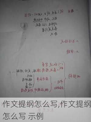 作文提纲怎么写,作文提纲怎么写 示例