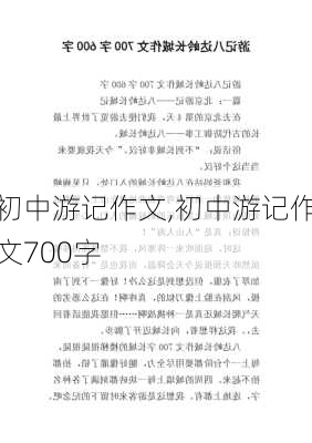 初中游记作文,初中游记作文700字-第2张图片-星梦范文网