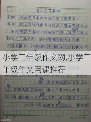 小学三年级作文网,小学三年级作文网课推荐