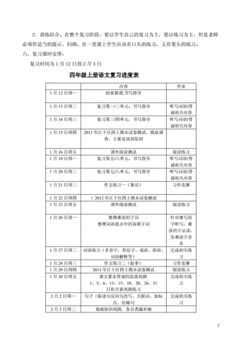 小学四年级语文上册教学计划,小学四年级语文上册教学计划部编版-第2张图片-星梦范文网