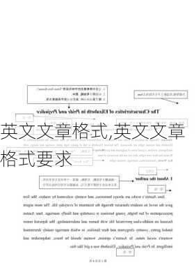 英文文章格式,英文文章格式要求