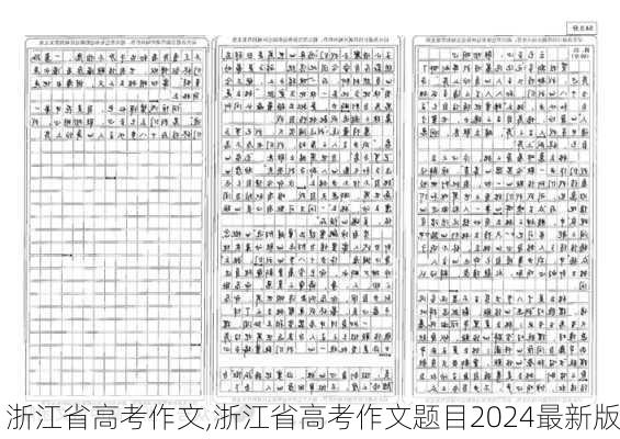 浙江省高考作文,浙江省高考作文题目2024最新版-第3张图片-星梦范文网