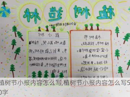 植树节小报内容怎么写,植树节小报内容怎么写50字-第2张图片-星梦范文网