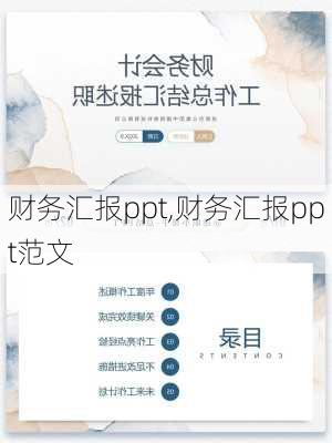 财务汇报ppt,财务汇报ppt范文-第2张图片-星梦范文网