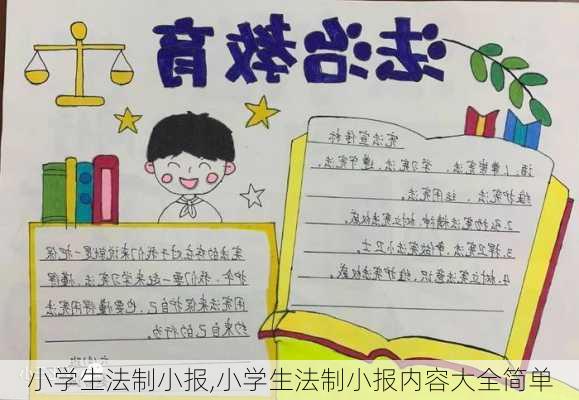 小学生法制小报,小学生法制小报内容大全简单-第2张图片-星梦范文网