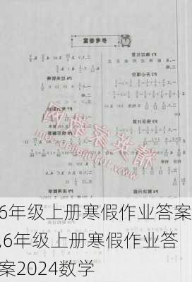 6年级上册寒假作业答案,6年级上册寒假作业答案2024数学