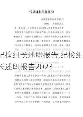 纪检组长述职报告,纪检组长述职报告2023