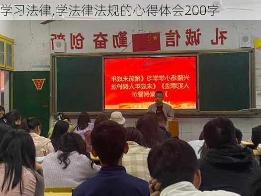 学习法律,学法律法规的心得体会200字-第1张图片-星梦范文网