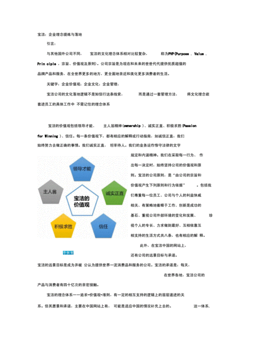 宝洁公司企业文化,宝洁公司企业文化案例分析