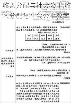 收入分配与社会公平,收入分配与社会公平教案-第2张图片-星梦范文网