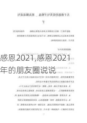 感恩2021,感恩2021年的朋友圈说说-第3张图片-星梦范文网