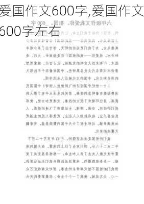 爱国作文600字,爱国作文600字左右-第3张图片-星梦范文网