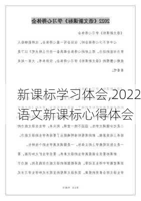 新课标学习体会,2022语文新课标心得体会-第2张图片-星梦范文网