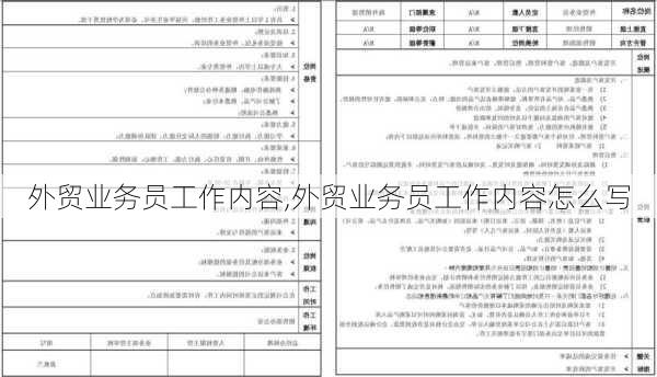 外贸业务员工作内容,外贸业务员工作内容怎么写-第2张图片-星梦范文网