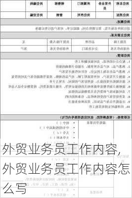 外贸业务员工作内容,外贸业务员工作内容怎么写-第3张图片-星梦范文网